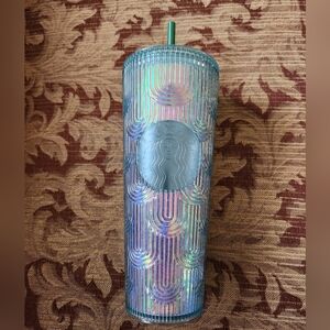Starbucks 24 oz Iridescent Mermaid Scale Tumbler - Limited Edition Spring 2022